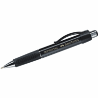 Kugelschreiber Grip Plus schwarz metallic