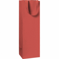 Geschenktasche 11x10,5x36cm One Colour rot