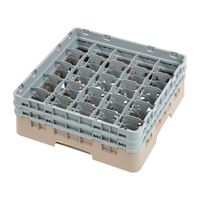 Cambro Camrack Beige 25 Compartments - Polypropylene Fits Commercial Dishwashers