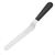 Hygiplas Angled Blade Palette Knife in Black Stainless Steel - Stamped - 19cm