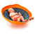 Gonge Spielkreisel-Set, 2-tlg. Mini Top, orange + Kissen