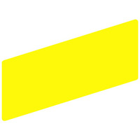 Leerschild 8x27mm, f. Schildträger 30x40mm, weiß+gelb, neutral