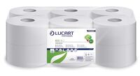 Lucart Eco toalettpapír, 2 rétegű 19cm fehér (812200)
