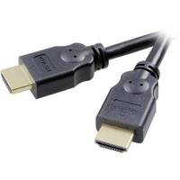 SpeaKa Professional HDMI Csatlakozókábel [1x HDMI dugó - 1x HDMI dugó] 1.50 m Fekete