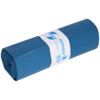 Müllsäcke DEISS PREMIUM aus LDPE 140 Liter, 700+200x1100x0,06 mm blau