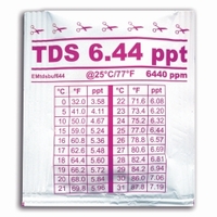 Solutions d&apos;étalonnage TDS Type 6,44 ppt TDS