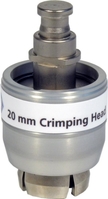 High performance crimping tool electronic Description Crimping head for 20 mm crimp caps (aluminium magnetic bi-metal)