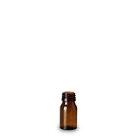 30ml Narrow-mouth bottles without closure soda-lime glass brown PP 28