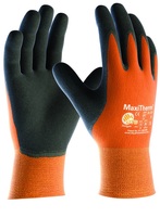 Kesztyű ATG (30-201) Thermal latex mártott orange/black 06