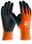 Kesztyű ATG (30-201) Thermal latex mártott orange/black 09