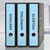 Ordner-Etiketten, A4 mit ultragrip, 61 x 297 mm, 20 Bogen/60 Etiketten, blau