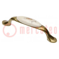 Holder; ZnAL; H: 33mm; L: 125mm; W: 19mm; Holes pitch: 96mm; 728P