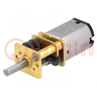 Motor: DC; with gearbox; HPCB; 6VDC; 1.5A; Shaft: D spring; 1000: 1
