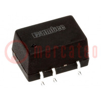 Converter: DC/DC; 0.25W; Uin: 10.8÷13.2V; Uout: 12VDC; Iout: 21mA