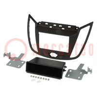 Radio frame; Ford; 2 DIN; dark brown