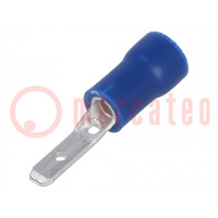 Terminal: flat; 2.8mm; 0.8mm; male; 1.5÷2.5mm2; crimped; for cable
