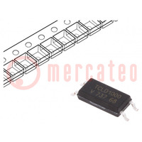 Optocoupler; SMD; Ch: 1; OUT: Darlington; Uinsul: 5kV; Uce: 35V; SOP4L