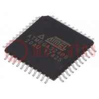 IC: microcontroller AVR; TQFP44; 1,8÷5,5VDC; Ext.onderbrek: 39
