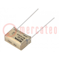 Kondensator: Papier; X2; 10nF; 660VAC; 15,2mm; ±20%; THT; PME264