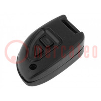 Enclosure: for remote controller; X: 37mm; Y: 70mm; Z: 15mm