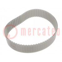 Timing belt; AT10; W: 50mm; H: 5mm; Lw: 730mm; Tooth height: 2.5mm