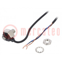 Sensor: photoelectric; Range: 0÷50mm; PNP; DARK-ON; Usup: 12÷24VDC