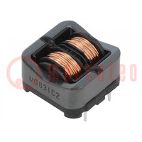 Inductor: wire; THT; 68mH; 800mA; 800mΩ; -25÷120°C; 250VAC