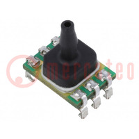 Sensor: Drücke; 0÷1bar; absolut; OUT: I2C; UStrom: 3,3VDC; SMT; ABP2