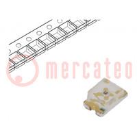 LED; SMD; 0805; yellow green; 40mcd; 2x1.25x0.8mm; 130°; 2÷2.6V