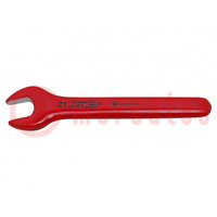 Wrench; insulated,single sided,spanner; 21mm