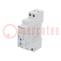 Module: spanning controle relais; 220÷240VAC; op DIN-rail; SPDT