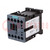 Contactor: 3-pole; NO x3; Auxiliary contacts: NO; 24VDC; 7A; 3RT20
