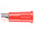 4mm banana; 16A; 30VAC; 60VDC; red; nickel plated; crimped; 7mΩ