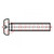 Screw; M5x20; 0.8; Head: cheese head; slotted; 1,2mm; brass; DIN 85A