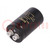 Capacitor: electrolytic; 150uF; 500VDC; Ø36x62mm; Pitch: 12.8mm