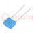 Capacitor: polyester; 0.0047uF; 160VAC; 250VDC; 5mm; ±10%; THT
