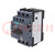 Motor breaker; 7.5kW; NO + NC; 220÷690VAC; for DIN rail mounting