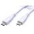 VALUE USB 3.2 Gen 2 Kabel, C-C, ST/ST, 10Gbit/s, Emark, 100W, weiß, 1 m