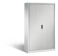 C+P Büroschrank Omnispace mit Rollladen, innen 5 Ordnerhöhen, H1980 x B1200 x T420mm, Farbe Anthrazit RAL 7021 | OA0006