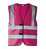Korntex Hi-Vis Safety Vest With 4 Reflective Stripes Hannover KX140 L Magenta