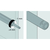 Skizze zu Blum Aventos Tip On Kraftspeicher 220-500 weiß Klappenbeschlag mit Montageplatte