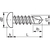 Skizze zu DIN7504N 4.2x 16 Torx20 zincato vite autoforante testa cilindrica