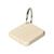 Detailansicht Square wooden key ring "Maple", natural