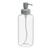 Artikelbild Distributeur de savon "Deluxe" 1.0 l, clair-transparent, transparent/blanc