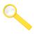 Artikelbild Magnifying glass with handle "Handle 5 x", standard-yellow