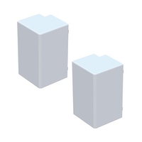 GGK LOT DE 2 ANGLES EXTÉRIEURS POUR MOULURE ÉLECTRIQUE 15X30MM BLANC EAN8030