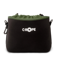 C-ROPE SAC POUR APPAREIL PHOTO EN NÉOPRÈNE AVEC DOUBLURE EN POLAIRE, RÉSISTANT À L'EAU, NOIR , L, SAC À DOS