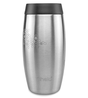 Ohelo Reusable Cup 400ml Vacuum Insulated Stainless Steel - Steel Bee