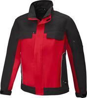 FHB Arbeitsjacke Ernst, Gr. L, rot/schwarz