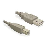 DELOCK USB Kabel A -> B St/St 3.00m grau